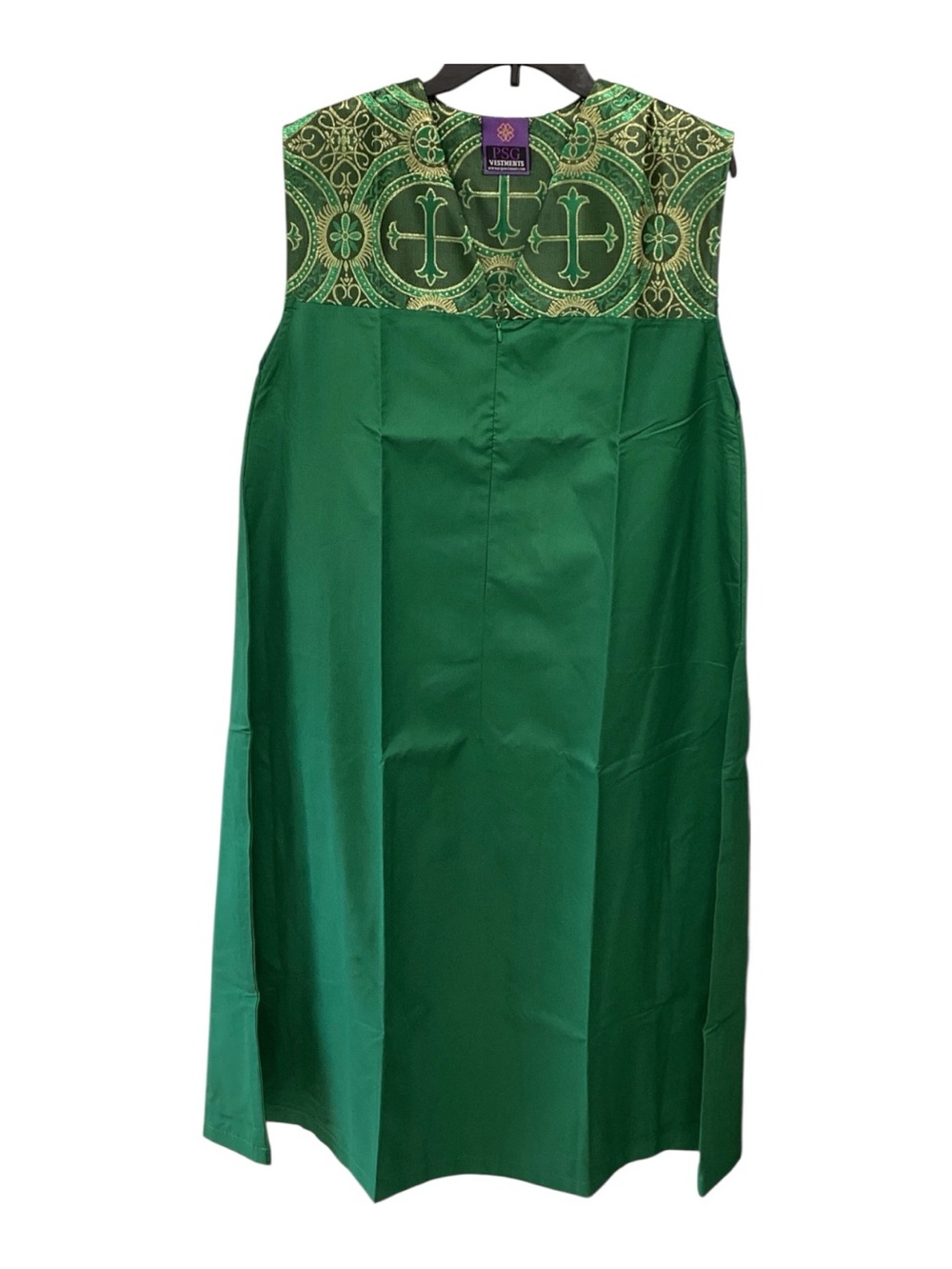 PSG Vestments Green Liturgical Dalmatic Brocade Celtic Cross Embroidery Alb